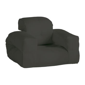 Fotoliu extensibil potrivit pentru exterior karup design design out™ hippo dark grey, gri închis