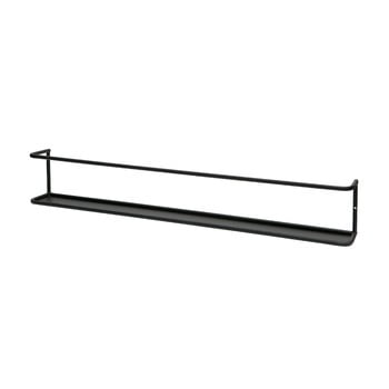 Raft din metal WOOOD Myrthe, lungime 80 cm, negru