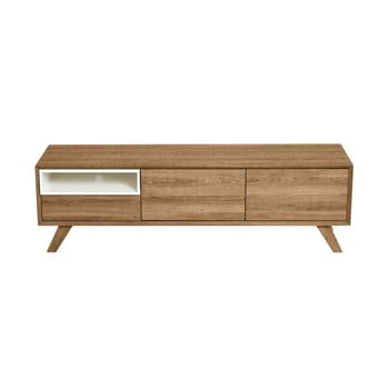 Masă tv cu detalii albe marckeric tivoli, 150 x 45 cm