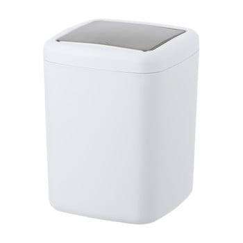 Coș de gunoi Wenko Barcelona S, înălțime 20 cm, alb