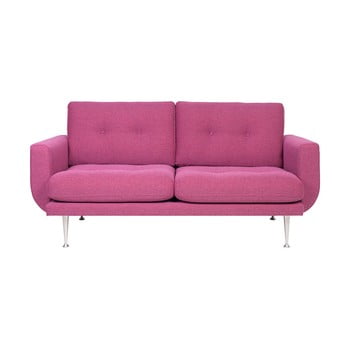Canapea cu 3 locuri softnord fly, roz - violet
