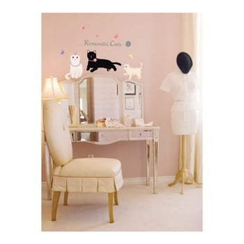 Set autocolante ambiance romantic cats
