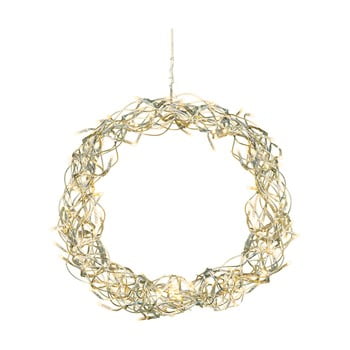 Coroniță luminoasă cu led best season curly, ⌀ 30 cm