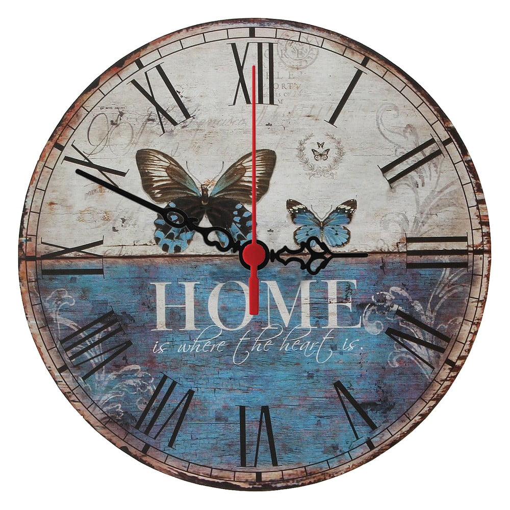 Nátěnné hodiny Home Is, 30 cm