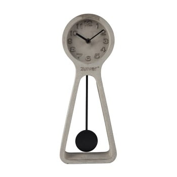 Ceas de masă din beton zuiver pendulum, gri