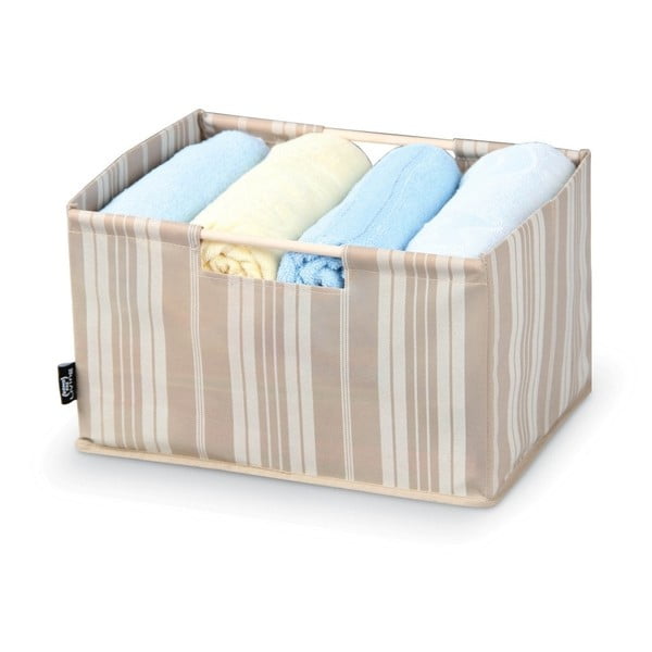 Úložný box Domopak Stripes, délka 38 cm