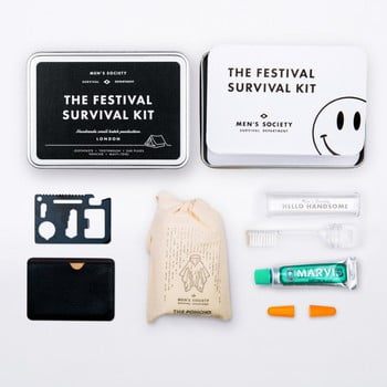 Kit de călătorie pentru festival de muzică Men\'s Society Festival Survival