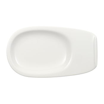 Farfurioară din porțelan villeroy & boch urban nature, 21 x 12 cm, alb