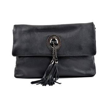 Geantă din piele crossbody Roberta M Elisa, negru