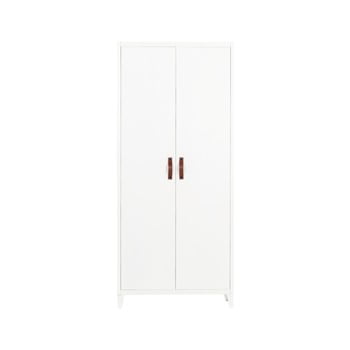 Dulap woood brock, lățime 84 cm, alb