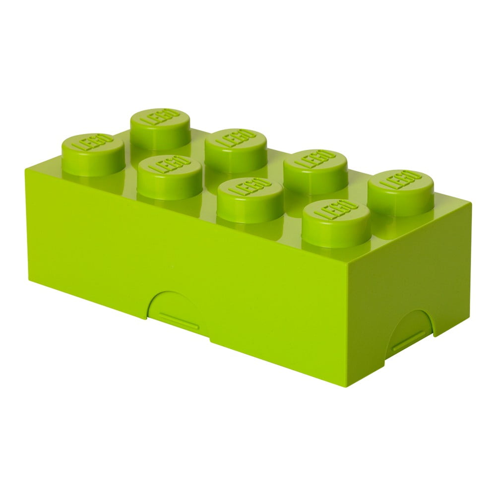 Limetkově zelený svačinový box LEGO®