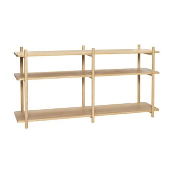 Poliță hübsch oak shelving unit