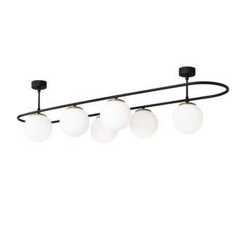 Plafonieră opviq lights louk, negru