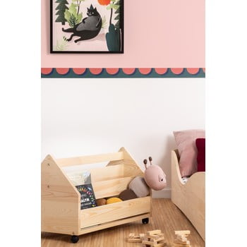 Cutie mobilă pentru depozitare din lemn de pin Adeko Kutu Alma, 60 cm imagine