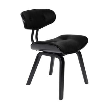 Scaun tapițat dutchbone mirlo, negru