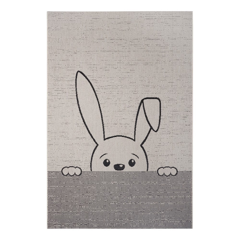 Krémový dětský koberec Ragami Bunny, 80 x 150 cm