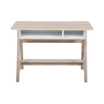 Birou cu aspect din lemn deschis la culoare monobeli marcedes
