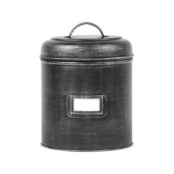 Recipient metalic label51, ⌀ 13,5 cm, negru