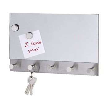 Cuier magnetic pentru haine/chei wenko mirror long, 30 x 19 cm