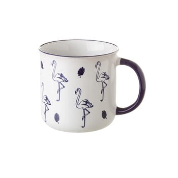 Cană ceramică unimasa flamingo, 325 ml