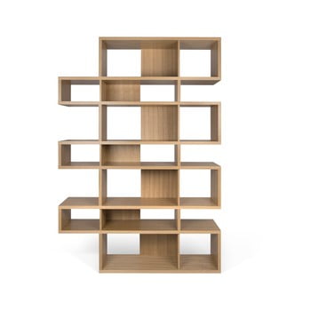 Bibliotecă temahome london, 220 x 34 cm, maro