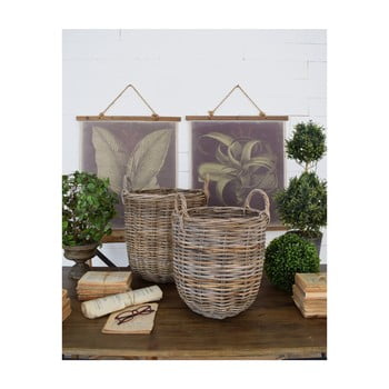 Set 2 coșuri de depozitare din ratan orchidea milano st barts