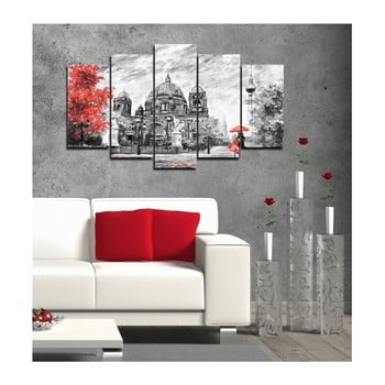 Tablou din mai multe piese 3d art lindy, 102 x 60 cm