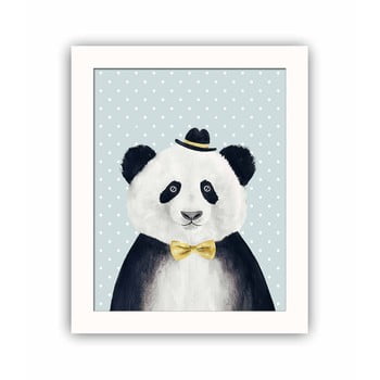 Tablou decorativ panda, 28,5 x 23,5 cm