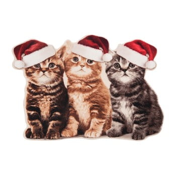 Preș zala living christmas cats contour, 45 x 64 cm