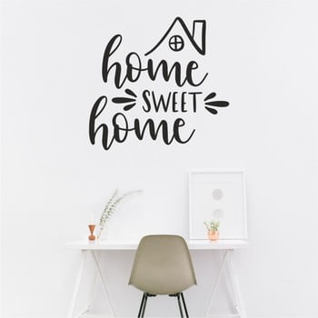 Autocolant north carolina scandinavian home decors motto v46, negru