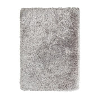 Covor țesut manual think rugs montana puro silver, 80 x 150 cm, gri