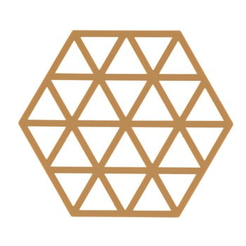 Suport pentru vase fierbinți zone triangles, portocaliu