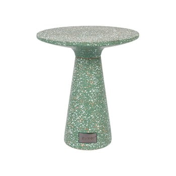 Masă auxiliară potrivită pentru exterior zuiver victoria, ø 41 cm, verde