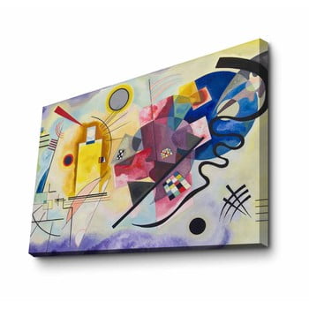 Reproducere tablou pe pânză kandinsky blue, 100 x 70 cm