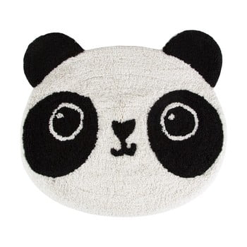 Covor din bumbac pentru camera copiilor sass & belle kawaii panda, 63 x 55 cm