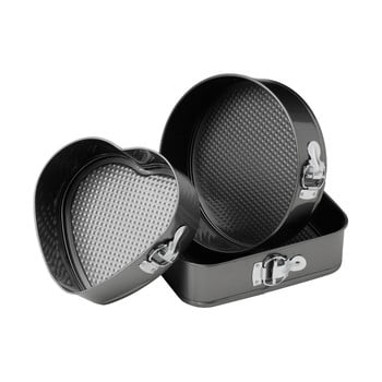 Set 3 forme de copt heart round square, premier housewares