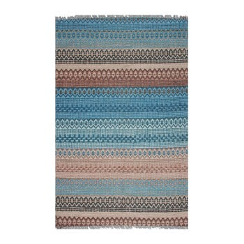 Covor eco rugs kirin, 80 x 300 cm, albastru