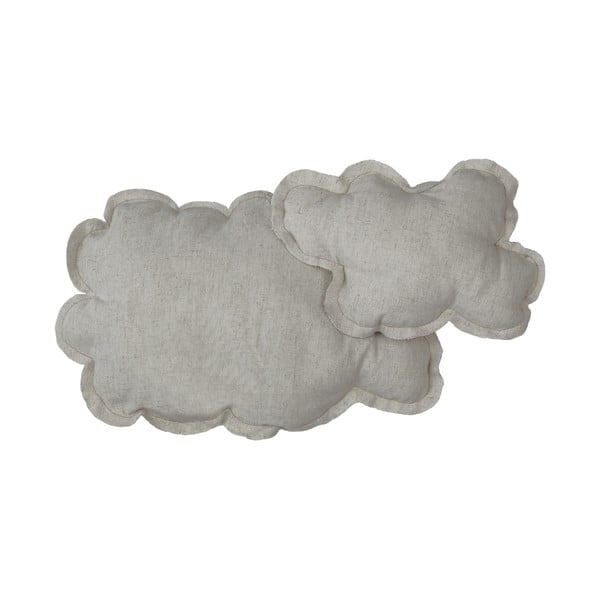Šedý dekorativní polštář Linen Couture Cloud