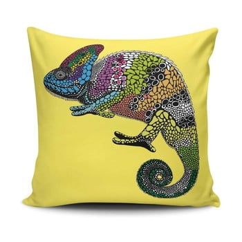 Pernă galbenă chameleon