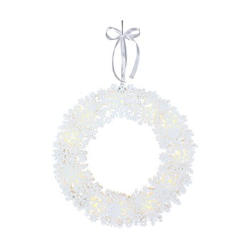 Decorațiune luminoasă cu led best season snowflake, ⌀ 45 cm, alb