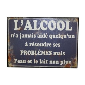 Tăbliță antic line l´alcohol, albastru 