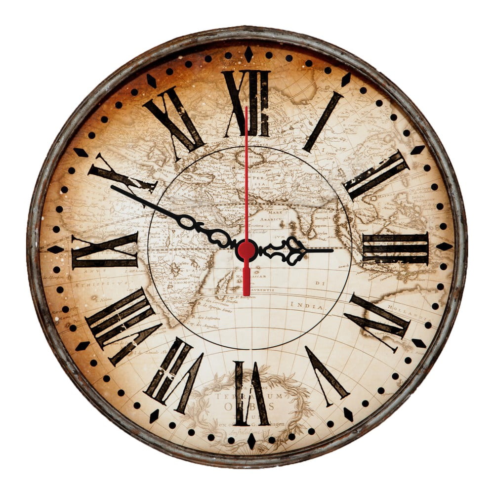 Nástěnné hodiny Around The World, 30 cm