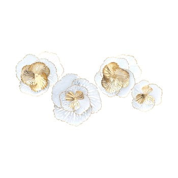 Decorațiune suspendată metalică mauro ferretti white b, 120 x 59 cm