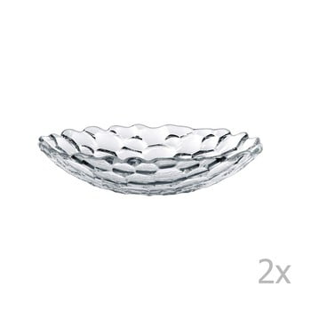 Set 2 farfurii pentru supă din cristal nachtmann sphere, 25 cm