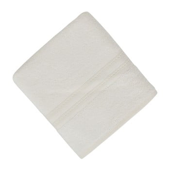 Prosop din bumbac și fibre de bambus ted, 50 x 90 cm, crem
