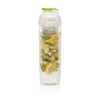 Sticlă cu sită xd design trita 500 ml, verde