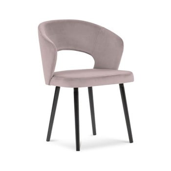 Scaun cu înveliș de catifea windsor & co sofas elpis,mov