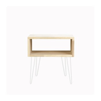 Măsuţă really nice things, înălțime 63 cm, picioare albe