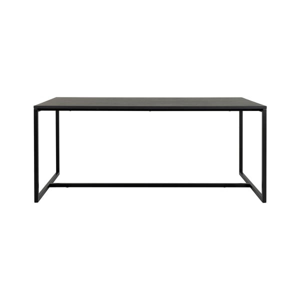 Černý jídelní stůl Tenzo Lipp, 180 x 90 cm