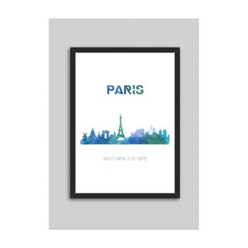 Tablou north carolina scandinavian home decors paris, 33 x 43 cm